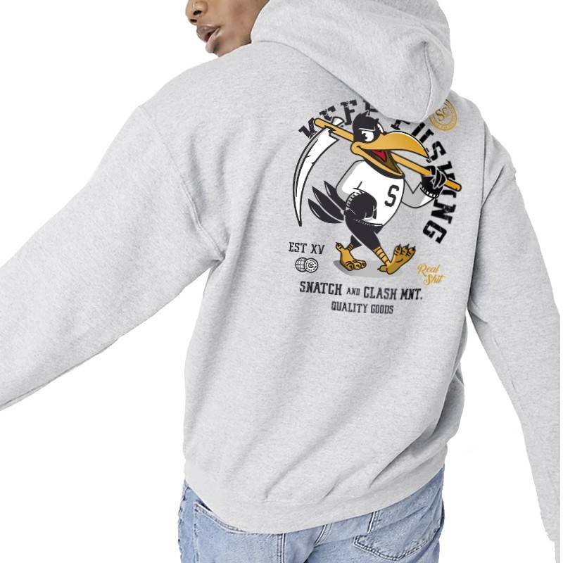 SUDADERA HOODIE KEEP GREY