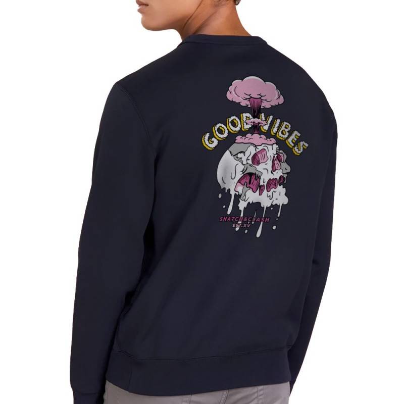 SUDADERA GOOD VIBES NAVY