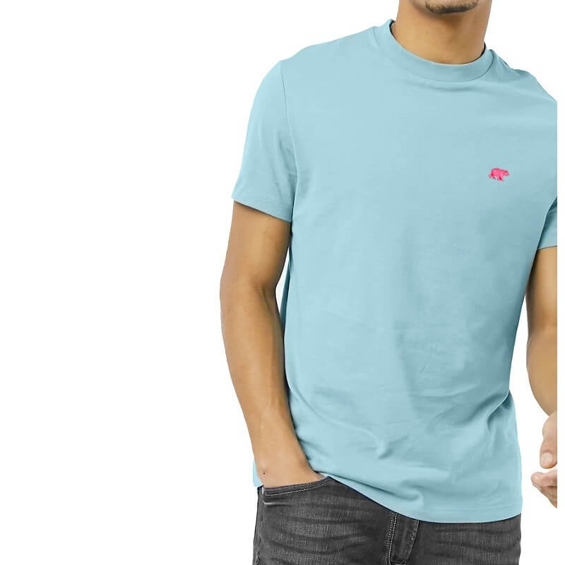 CAMISETA BEAR POCKET BLUE DEEPPINK