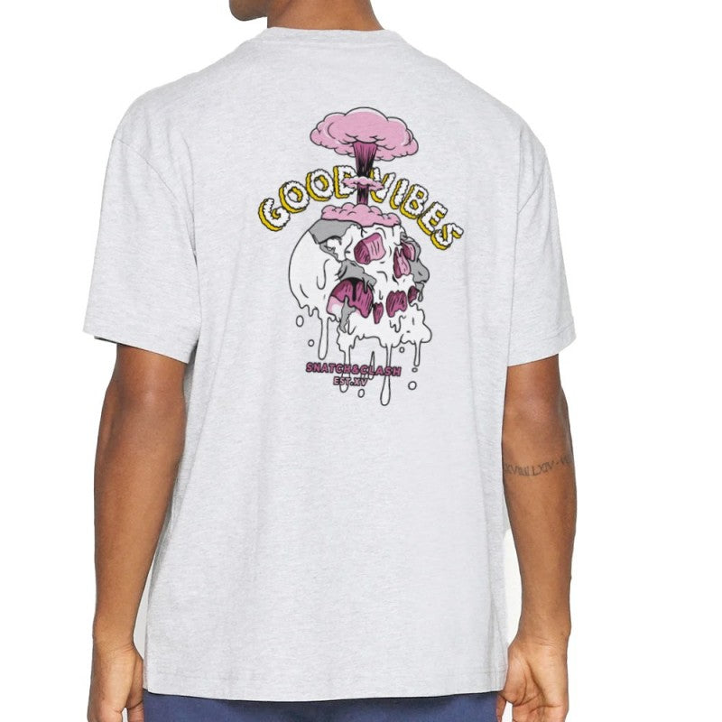 CAMISETA GOOD VIBES GREY