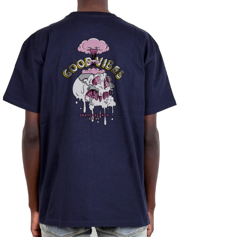 CAMISETA GOOD VIBES NAVY