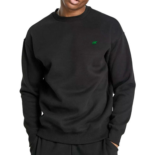 SUDADERA BEAR POCKET BLACK GREEN