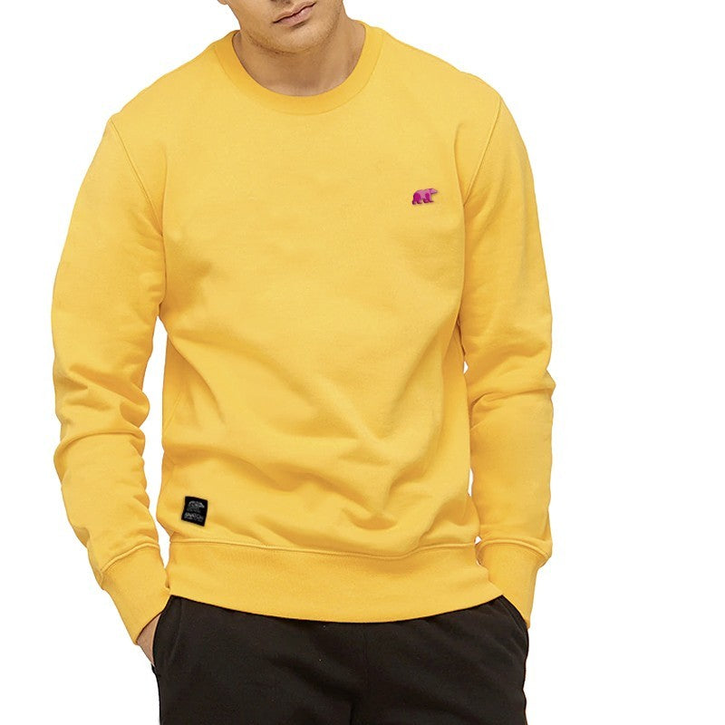 SUDADERA BEAR POCKET GOLD DEEPPINK
