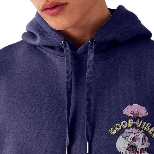 SUDADERA HOODIE GOOD VIBES NAVY