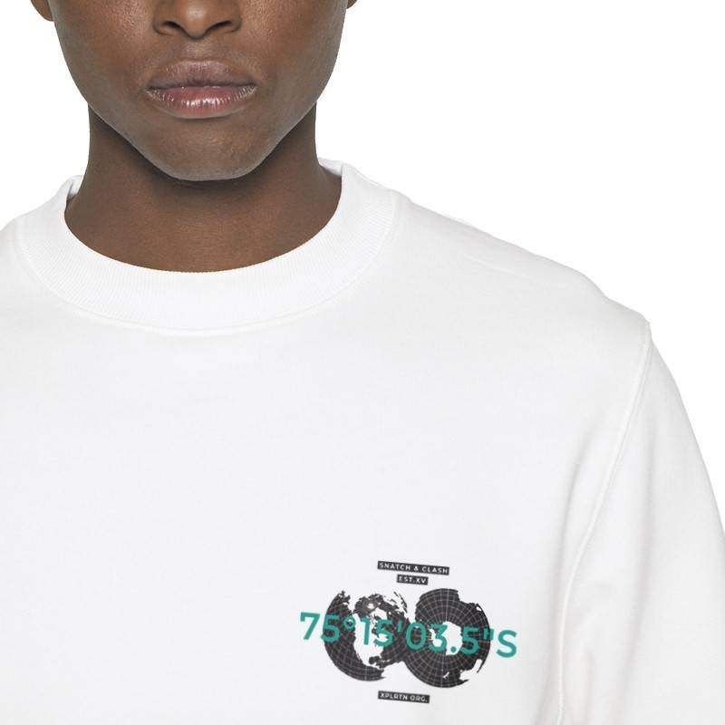 SUDADERA JOURNEY WHITE