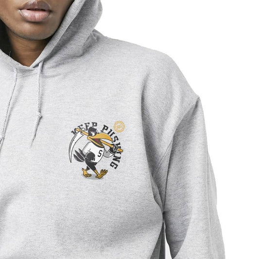 SUDADERA HOODIE KEEP GREY