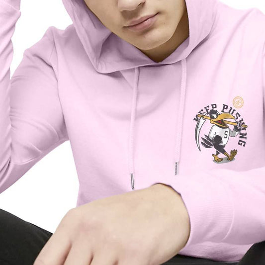 SUDADERA HOODIE KEEP PINK