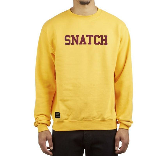 SUDADERA CREW VARSITY GOLD