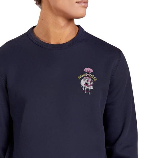 SUDADERA GOOD VIBES NAVY