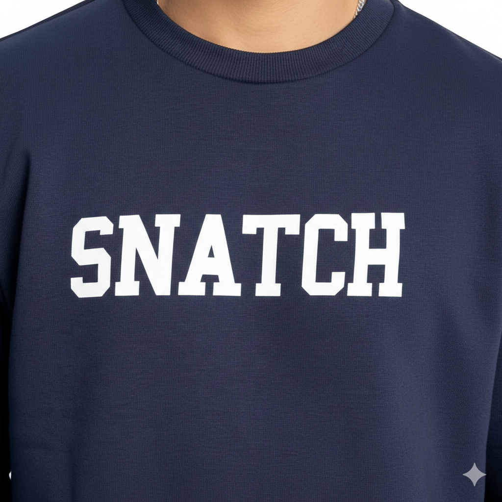 SUDADERA VARSITY NAVY